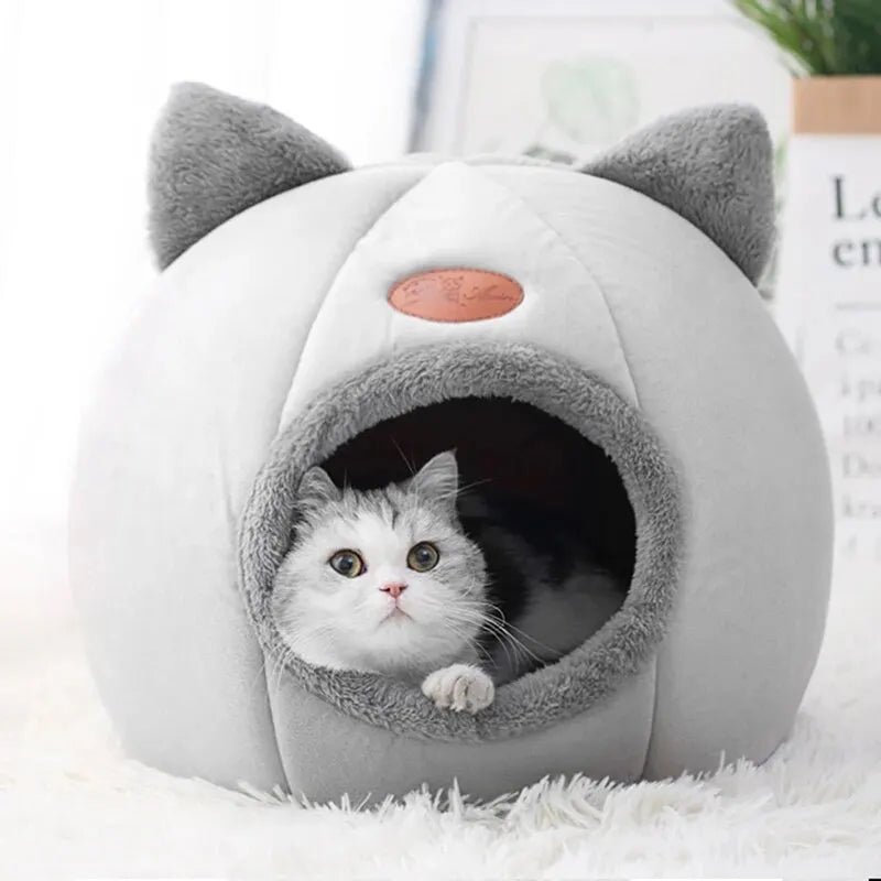 Cama caverna para Gato / Cabeça Gato