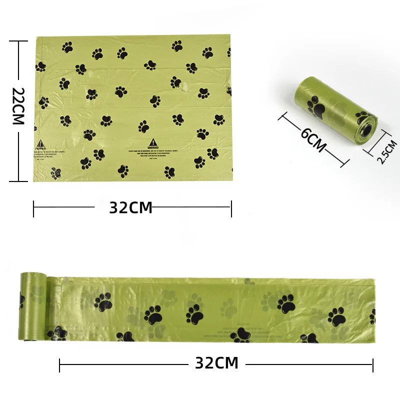 8 Rolls Biodegradable Pet Poop Bags