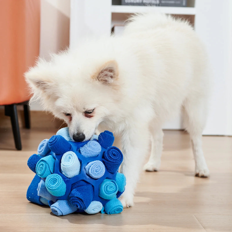 Brinquedo Alimentador Bola de Cheirar para Cães